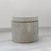 Minimalist Concrete Salt Cellar with Lid-Salt Pig-Salt and Pepper Jar-Pinch Box-Concrete Stash Jar-Raw Concrete Spice Jar - Flesh & Blooms