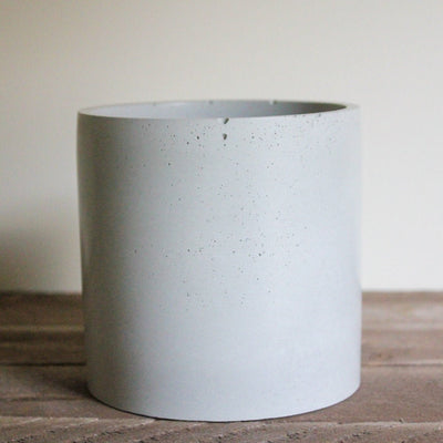 Concrete Planter Pot with Drainage-Nordic Kitchen Utensil Holder-Minimalist Indoor Plant Pot - Flesh & Blooms