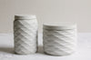 Concrete Canister Set-Bathroom Kitchen Canisters-Modern Home Decor Accents - Flesh & Blooms