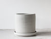 Large Concrete Planter with Drainage-Indoor Planter Pot with Saucer-Gift For Plant Lover - Flesh & Blooms